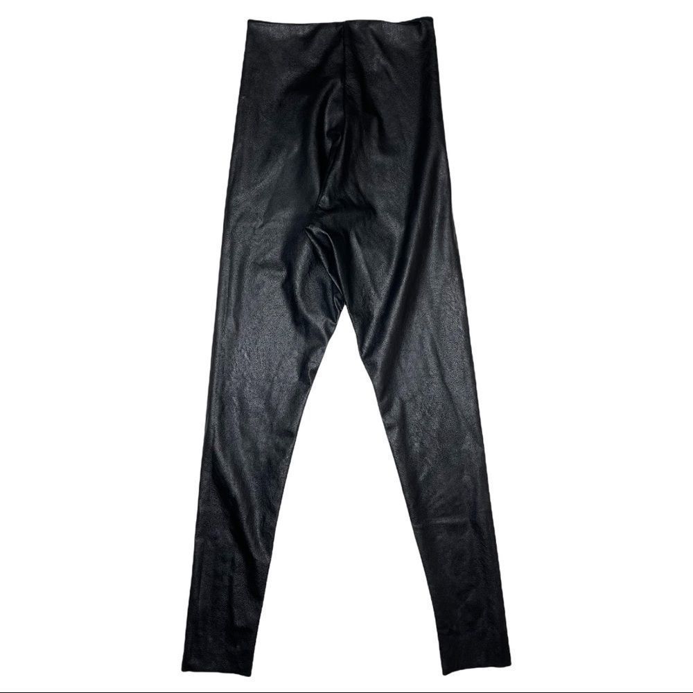 Commando Perfect Control Black Faux Leather Legging Size Medium - Picture 6 of 12